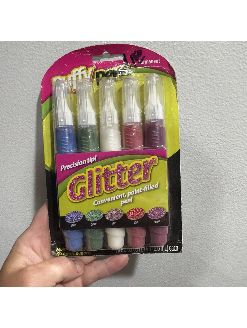 2012 Puffy Pen Glitter Brush Tip Painters NIB READ DESCRIPTION